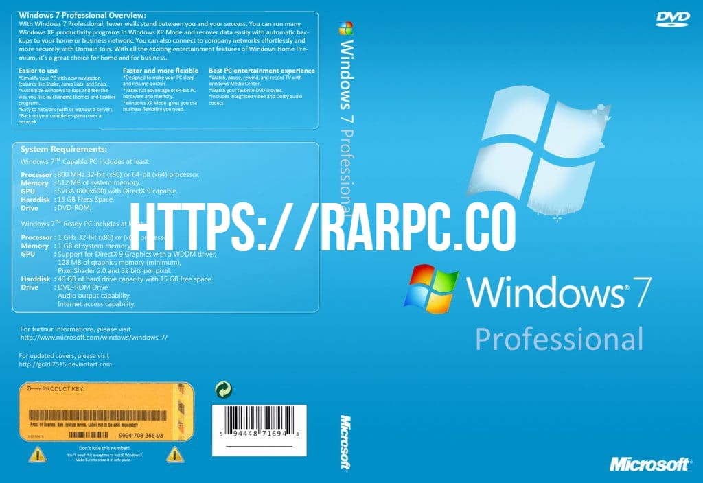 Windows 7 Professional Product Key 2021
